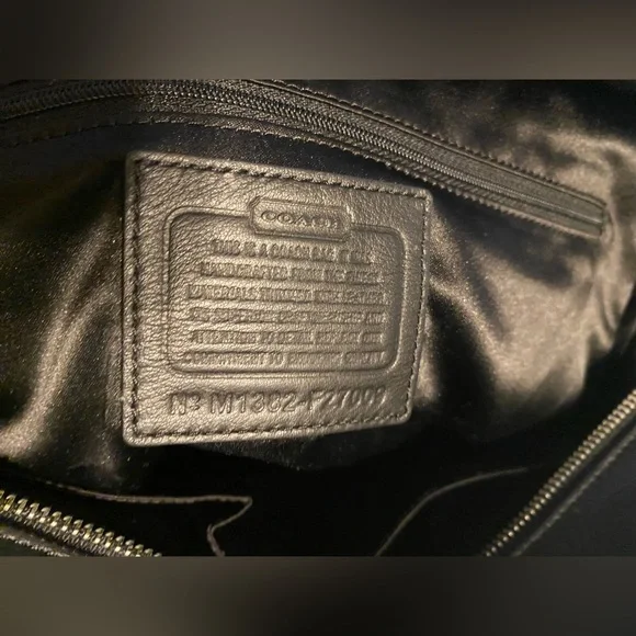 Coach Taylor Zebra Print Tote Shoulder Bag Y2K Silver Hardware - Picture 2 of 16